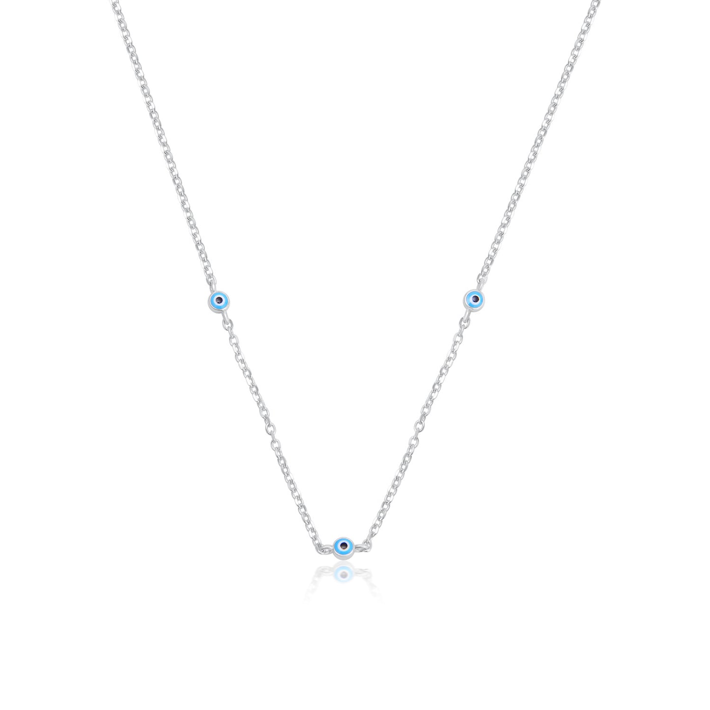 שרשרת אלינור - תכלת 3 מ"מ