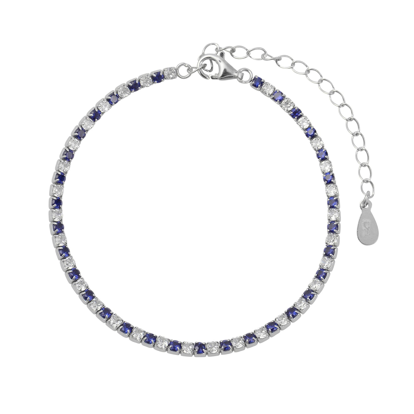 צמיד טניס צבעוני