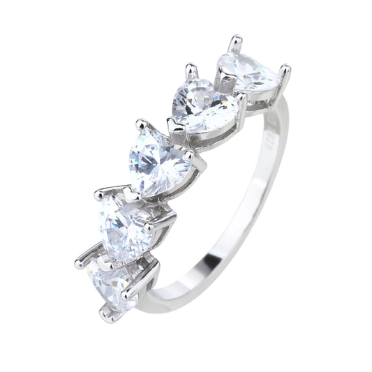 טבעת מיכל - טבעת כסף 925 משובצת זירקון