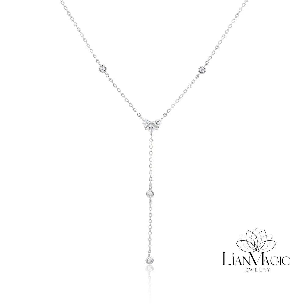 שרשרת אילי - שרשרת כסף 925 משובצת זרקונים